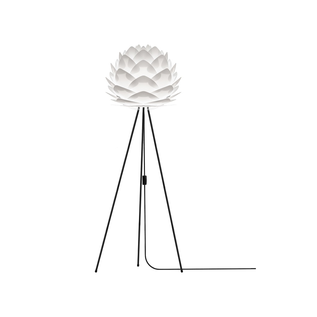 UMAGE_packshot_2007_Silvia medium_white_4016_Tripod floor_black_high res