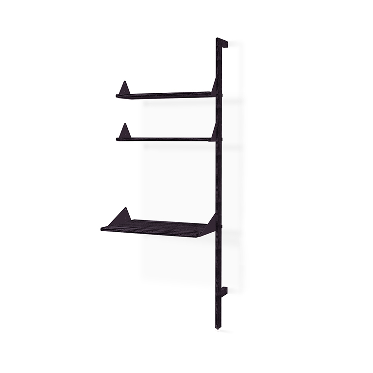 Branch Desk Unit Add-On - Black Black Black - P01