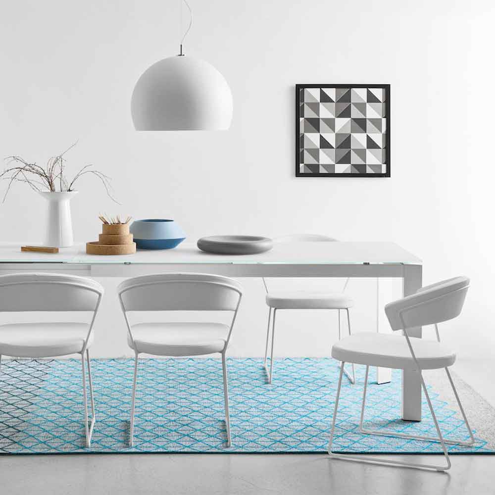 connubia new york chair modern white connubia new york chair modern white