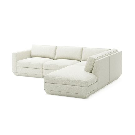Podium 104x92" 4-Piece Lounge Sectional A