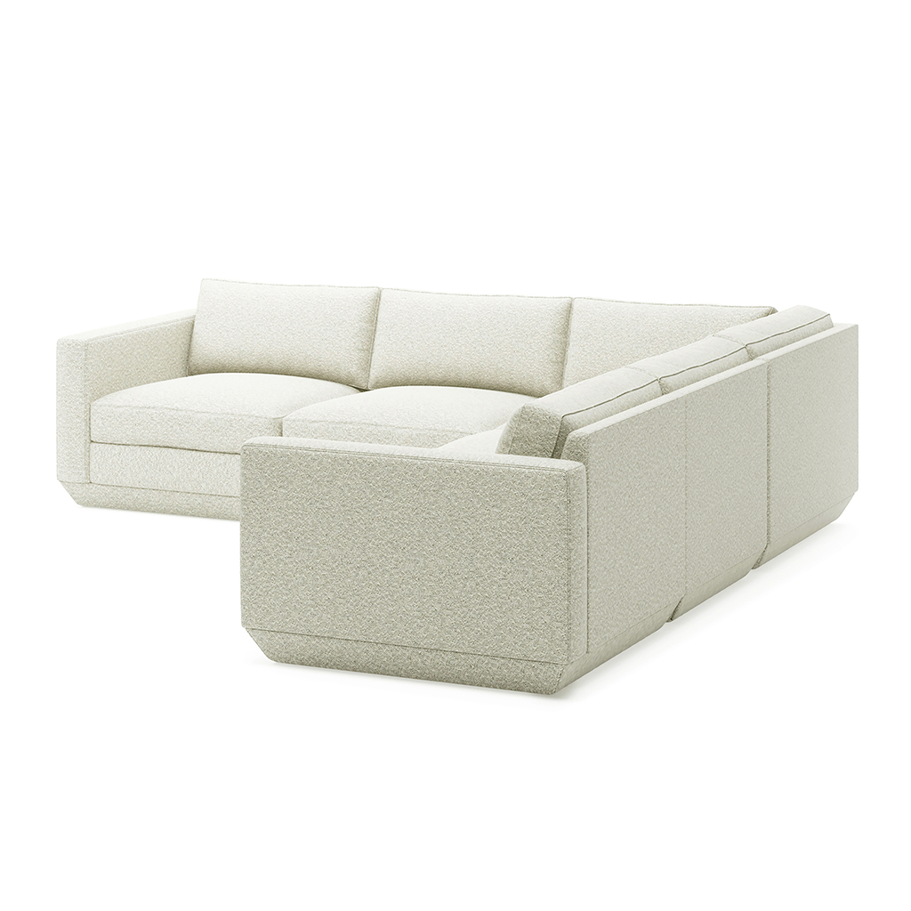 Podium Modular 5PC Corner Sectional - Copenhagen Fossil - P01