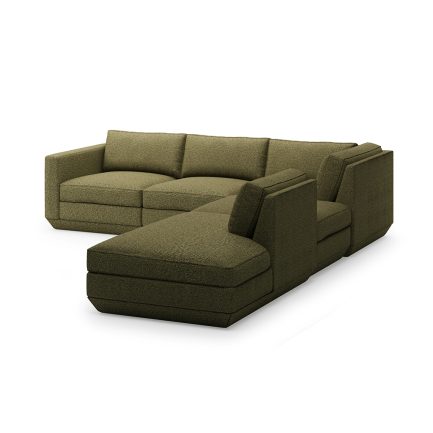 Podium 104x122" 5-Piece Sectional A