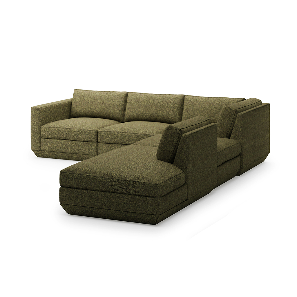 Podium Modular 5PC Seating Group A - RF - Copenhagen Terra - P01