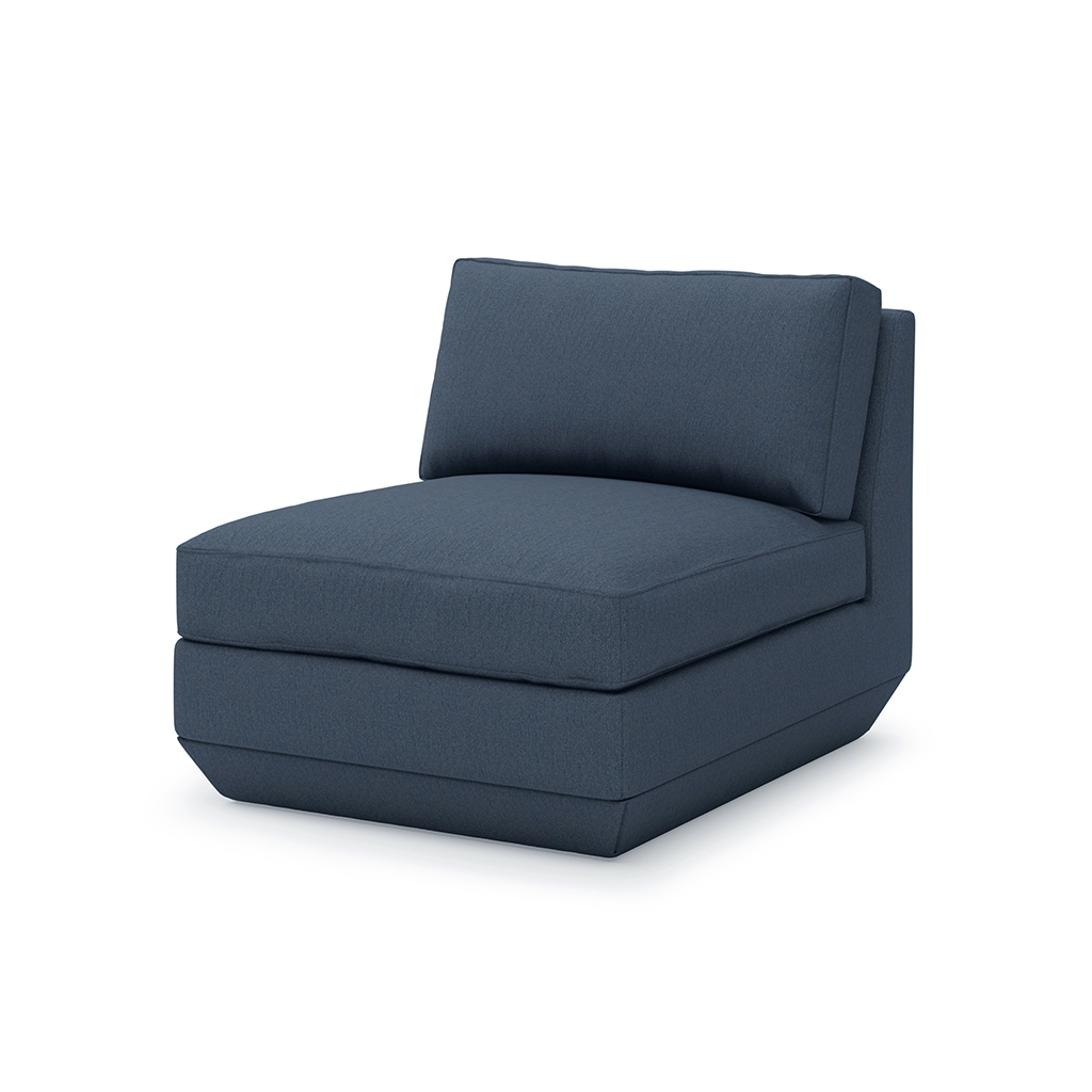 Podium Modular Armless - Hanson Navy - P01