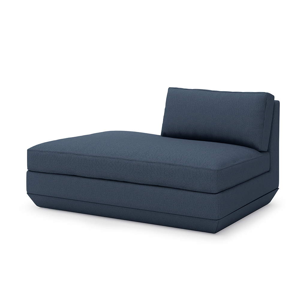 Podium Modular Left Lounge - Hanson Navy - P01