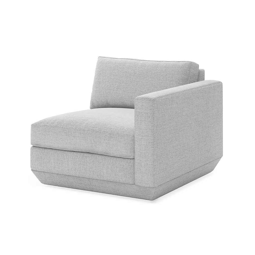 Podium Modular Right Arm - Bayview Silver - P01