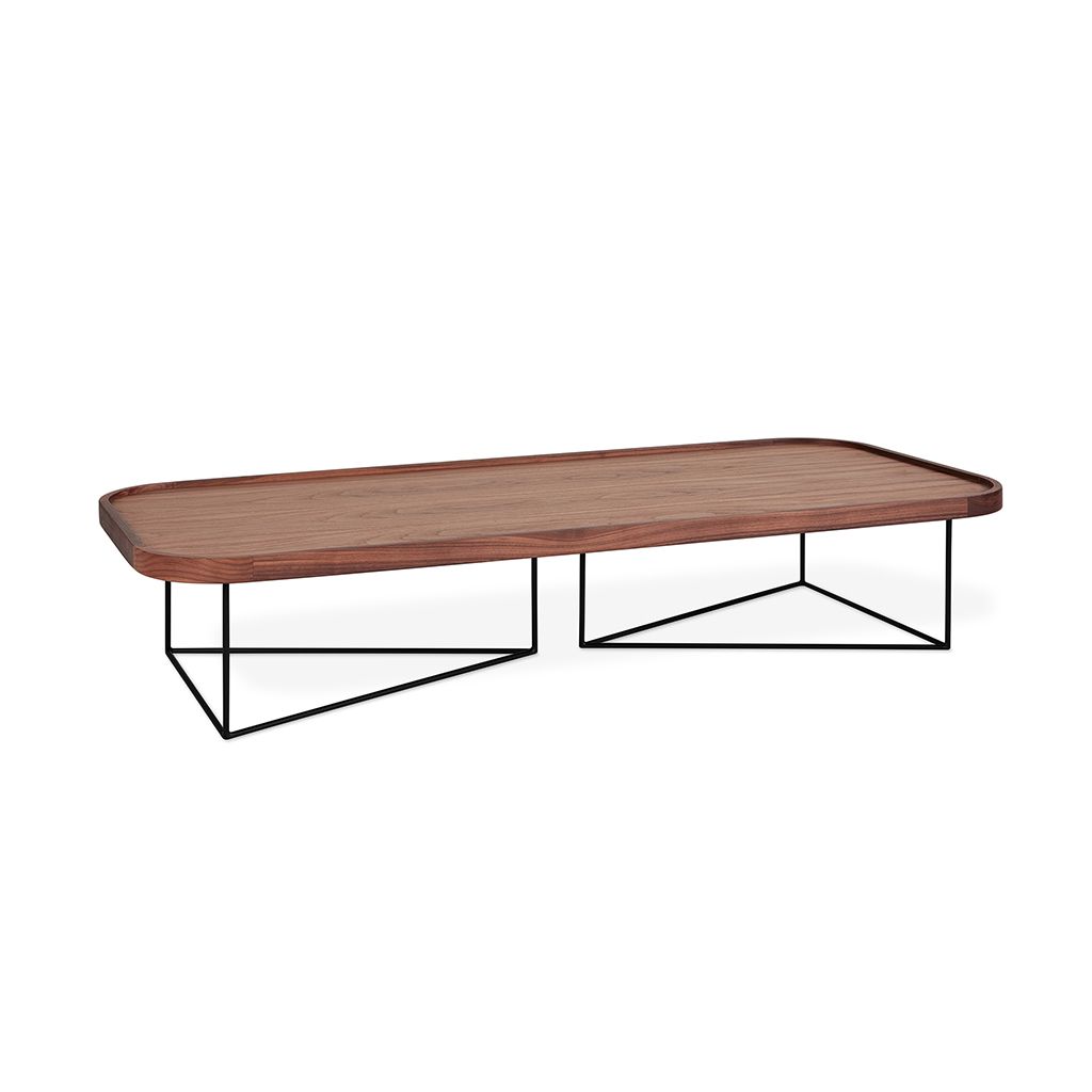 Porter Rectangular Coffee Table - Walnut - P01