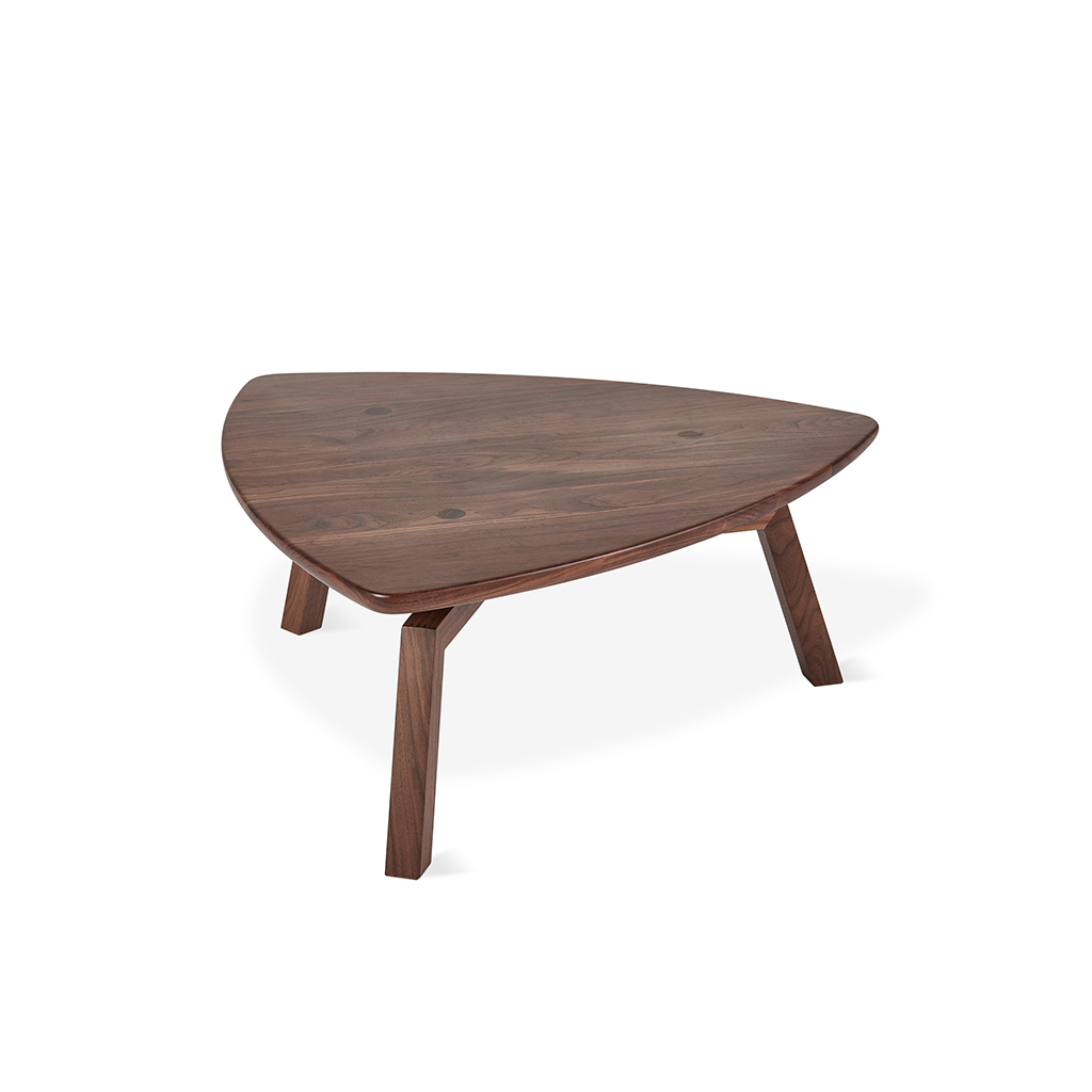 Solana Triangular Coffee Table - Walnut - P01
