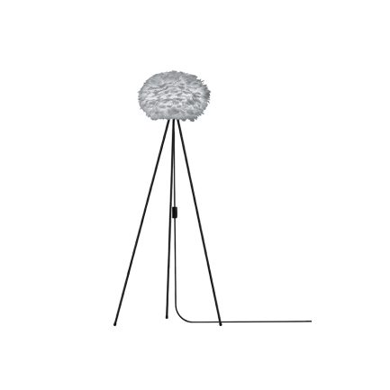 Eos Gray Tripod Floor Lamp
