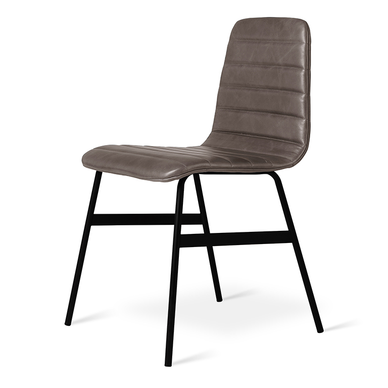 Lecture Chair - Saddle Grey Leather - P01
