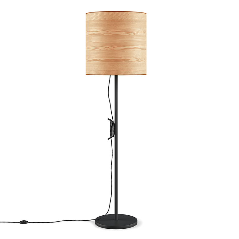 Milton Floor Lamp - Ash Veneer - P01