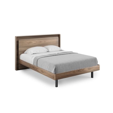 up linq bed queen 9117 BDI walnut modern platform bed 1