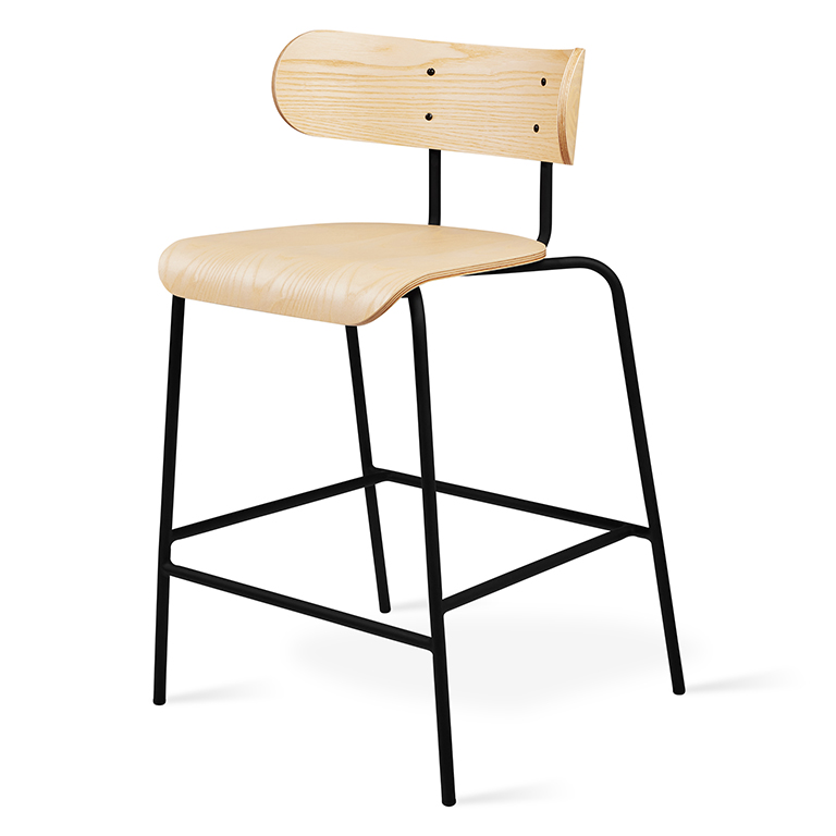 Bantam Counter Stool Blonde Ash P01 Bantam Counter Stool Blonde Ash P01