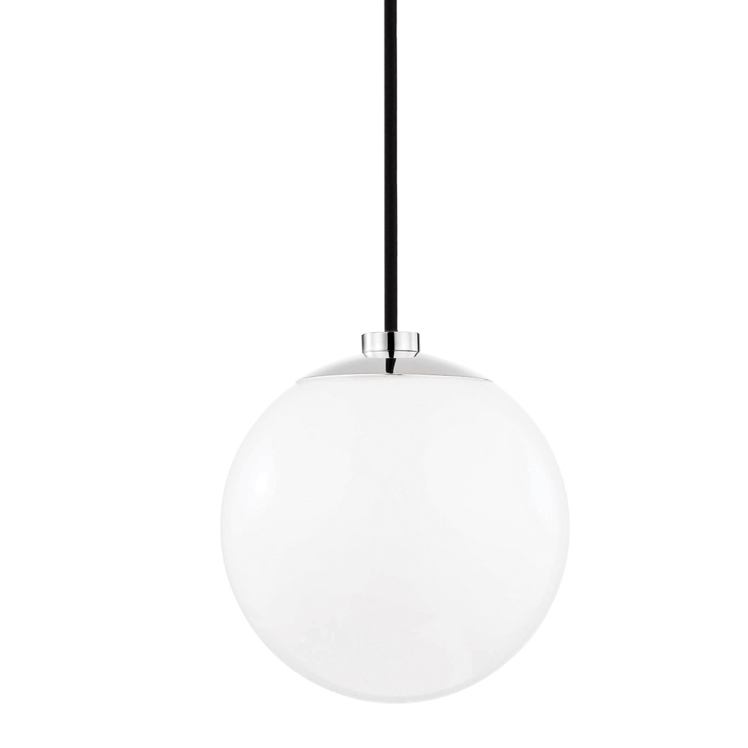 stella globe pendant polished nickel stella globe pendant polished nickel