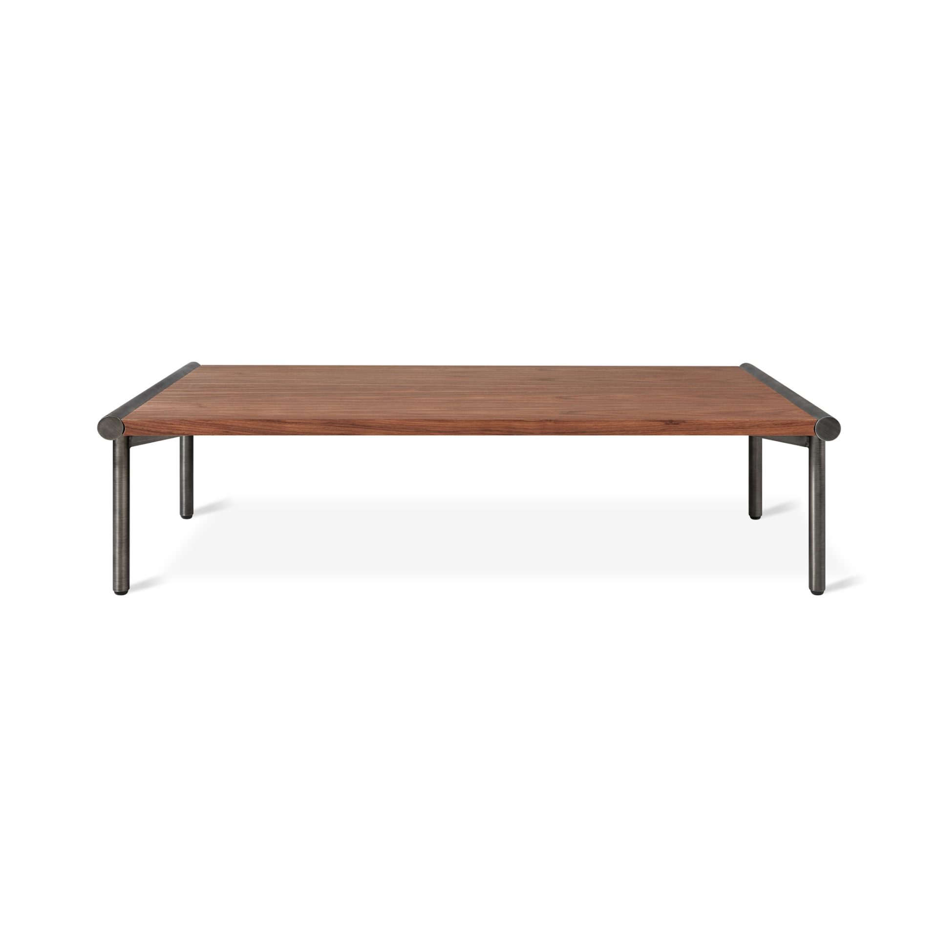 Manifold Coffee Table Rectangle Walnut Pewter P02 Manifold Coffee Table Rectangle Walnut Pewter P02