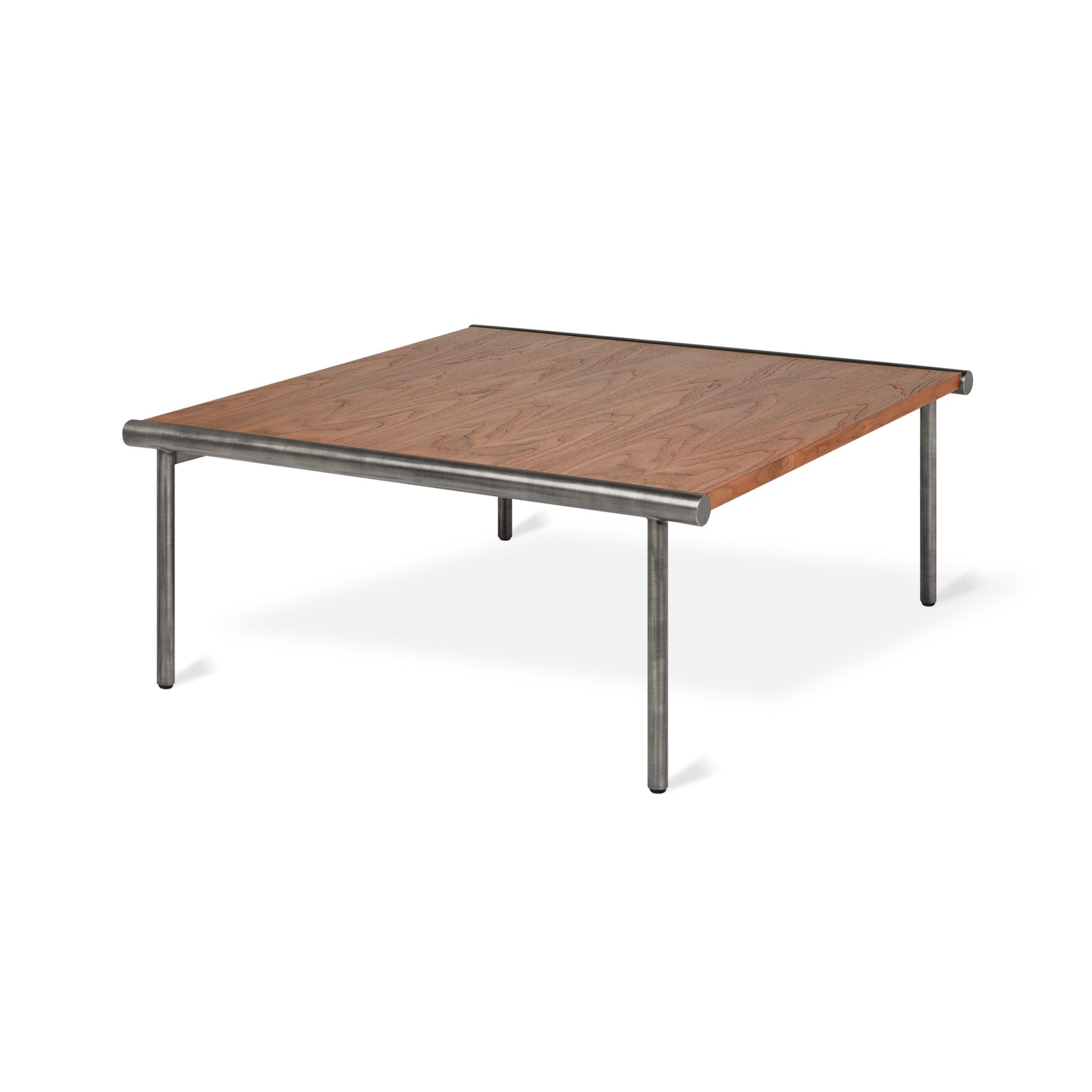 Manifold Coffee Table Square Walnut Pewter P01 Manifold Coffee Table Square Walnut Pewter P01