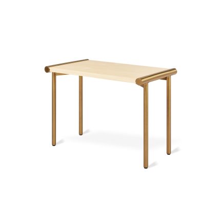 Manifold End Table Blonde Ash Brass P01