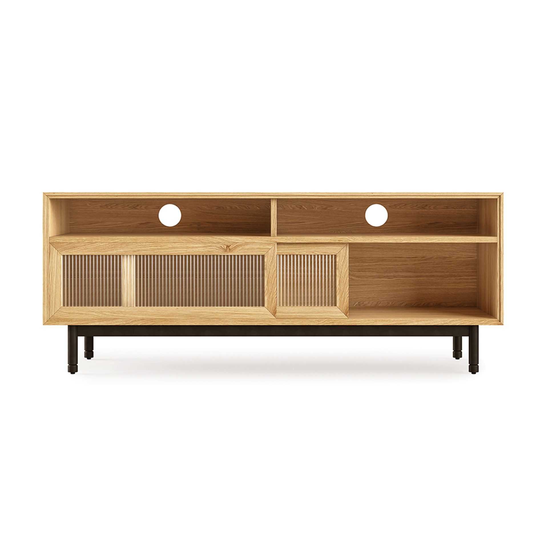 Munro Media Stand White Oak P03 Munro Media Stand White Oak P03