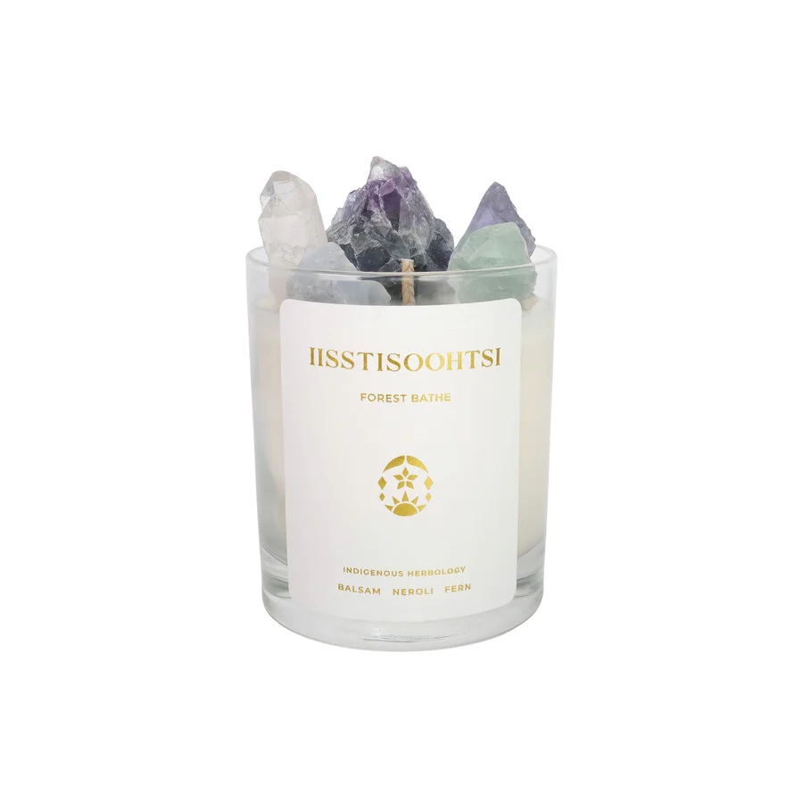 IISSTISOOHTSICRYSTAL Forest Bathe Ritual Candlex IISSTISOOHTSICRYSTAL Forest Bathe Ritual Candlex