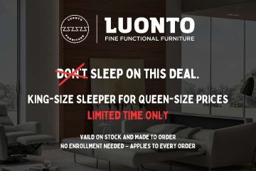 Luonto King Sleeper Upgrade at Queen Prices