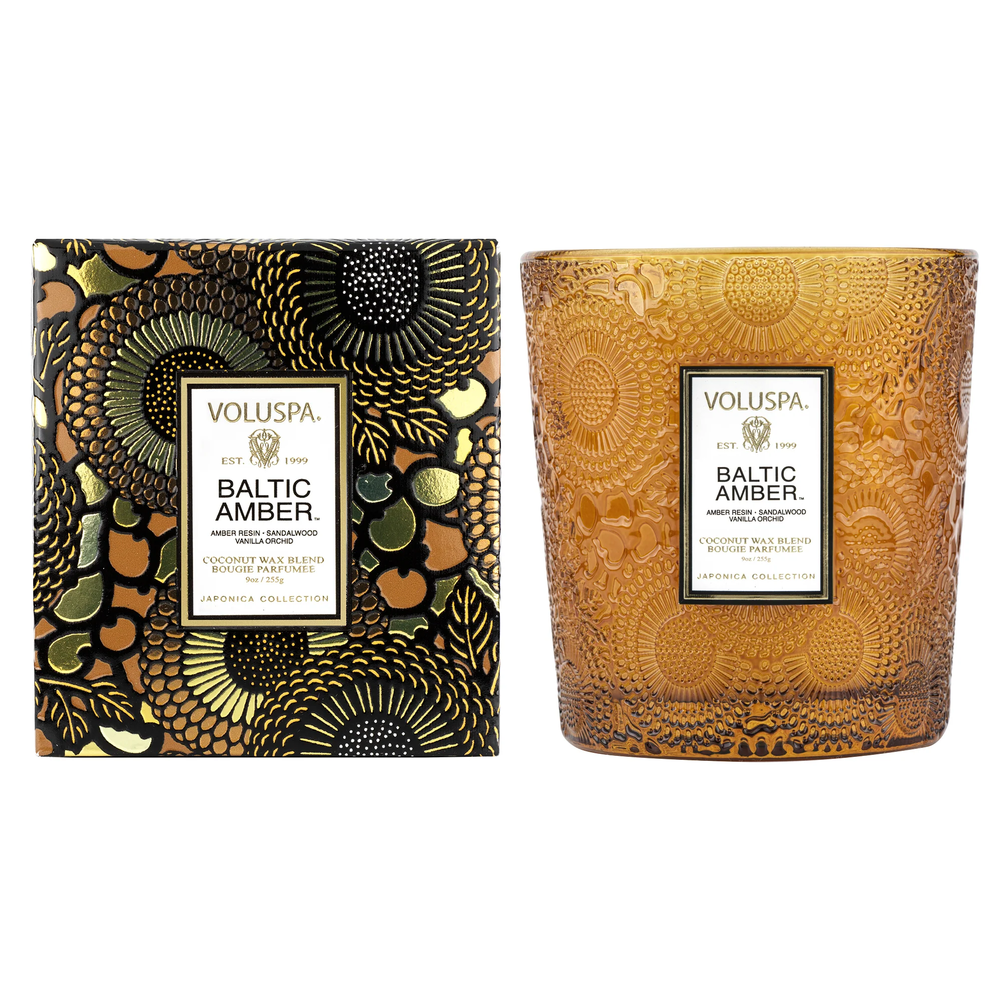 voluspa baltic amber classic candle voluspa baltic amber classic candle
