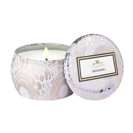 voluspa mokara mini tin candle
