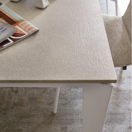Artic 51-70x35" Extendable Melamine Top Table