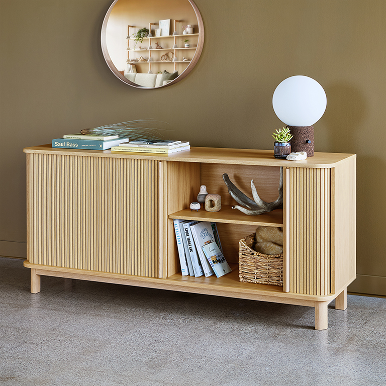 Ledger Sideboard Vintage Oak L01 Ledger Sideboard Vintage Oak L01