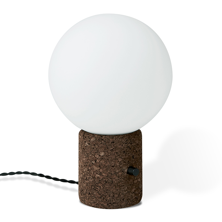 Monocle Table Lamp Cork Carbonized P01 Monocle Table Lamp Cork Carbonized P01
