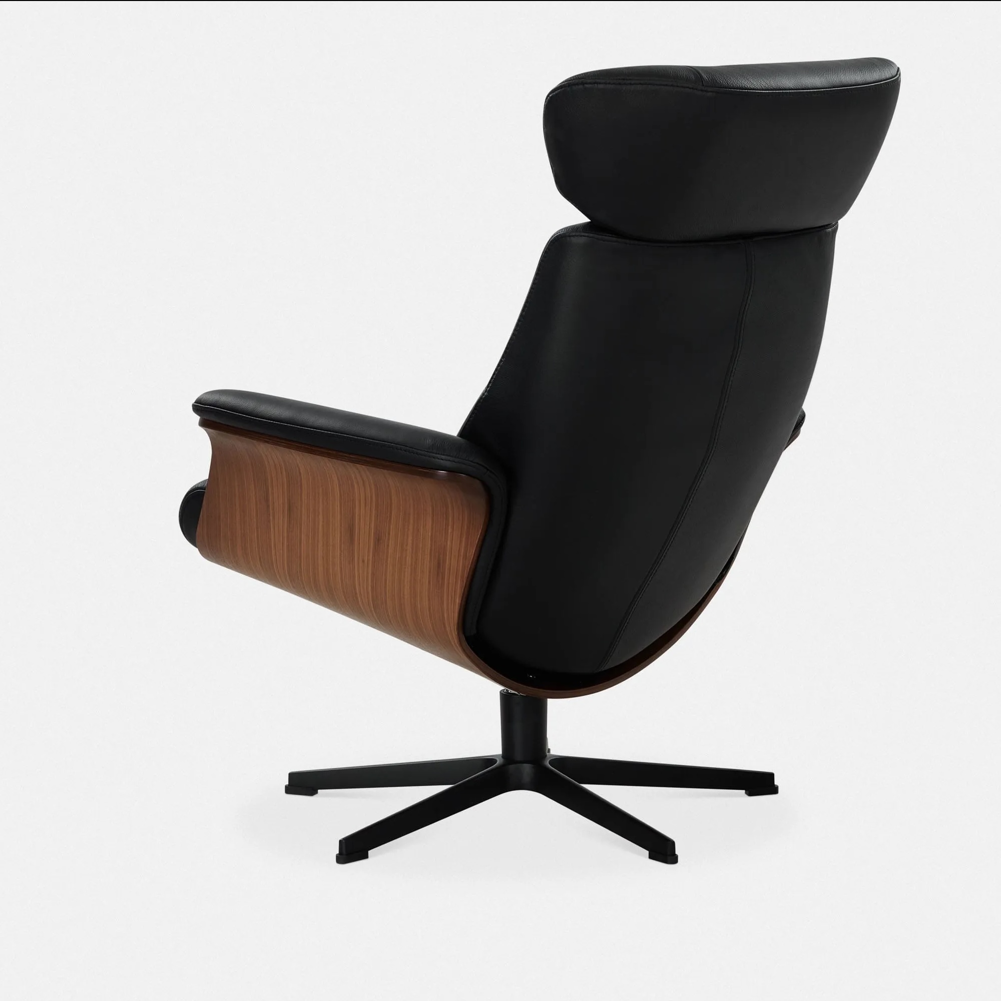 Timeout Leather Recliner and Footstool