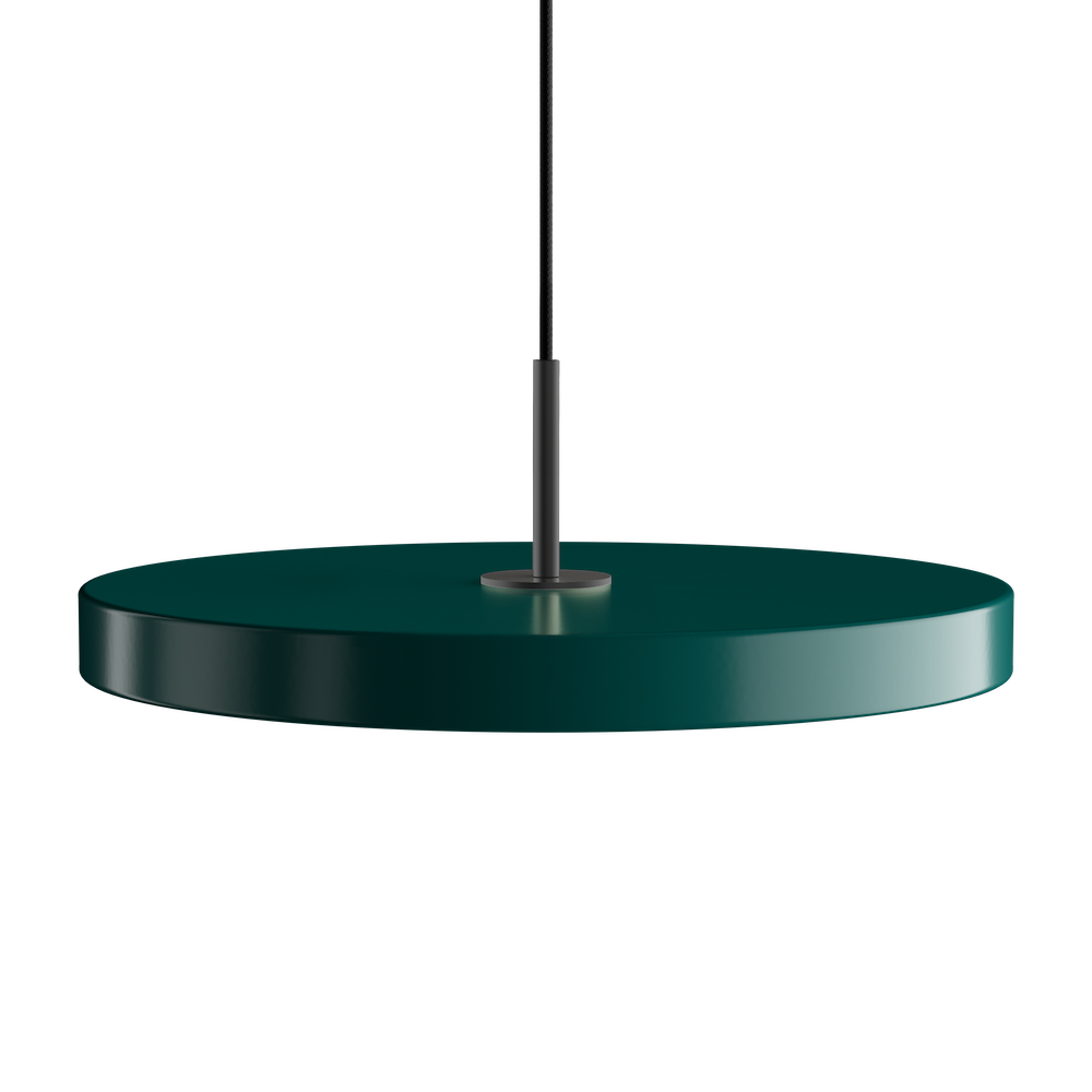 Asteria Medium Pendant Black Top