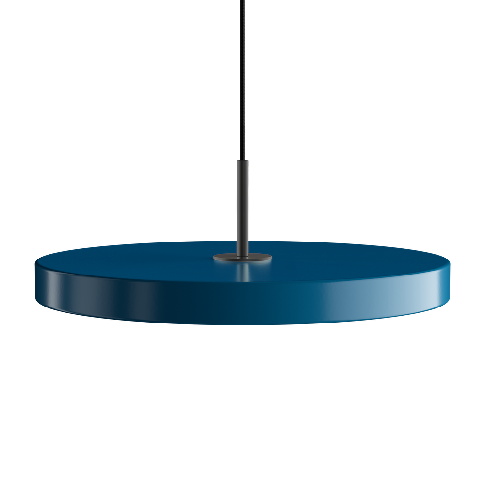Asteria Medium Pendant Black Top